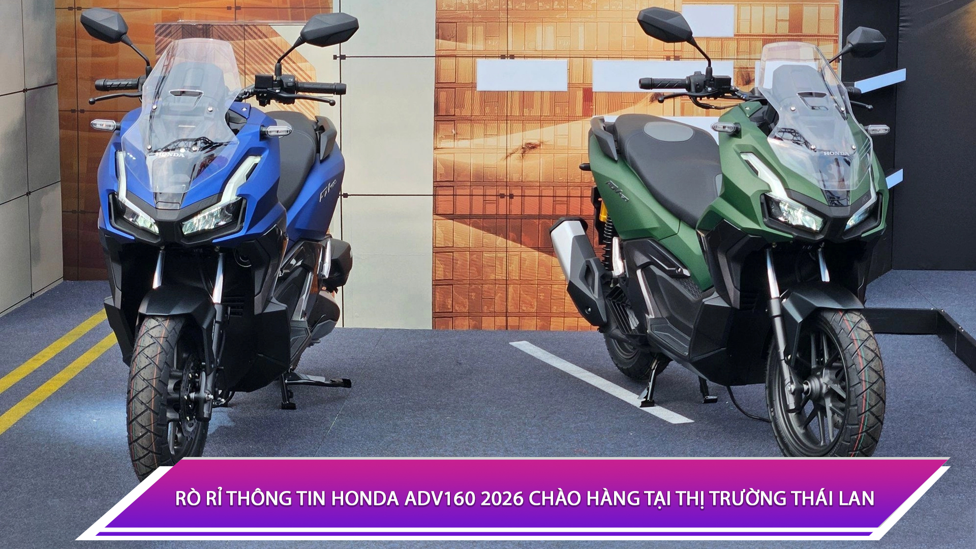 Rò rỉ thông tin Honda ADV160 2026 chào hàng tại thị trường Thái Lan